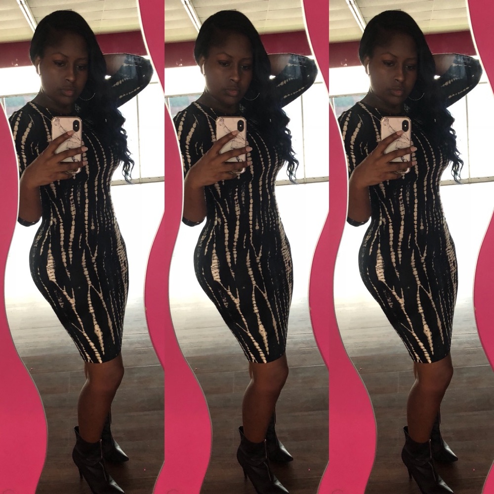 Tye Dye BodyCon Dress